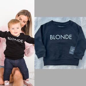 12/18mo NEW Brunette The Label ‘Blonde’ Sweater